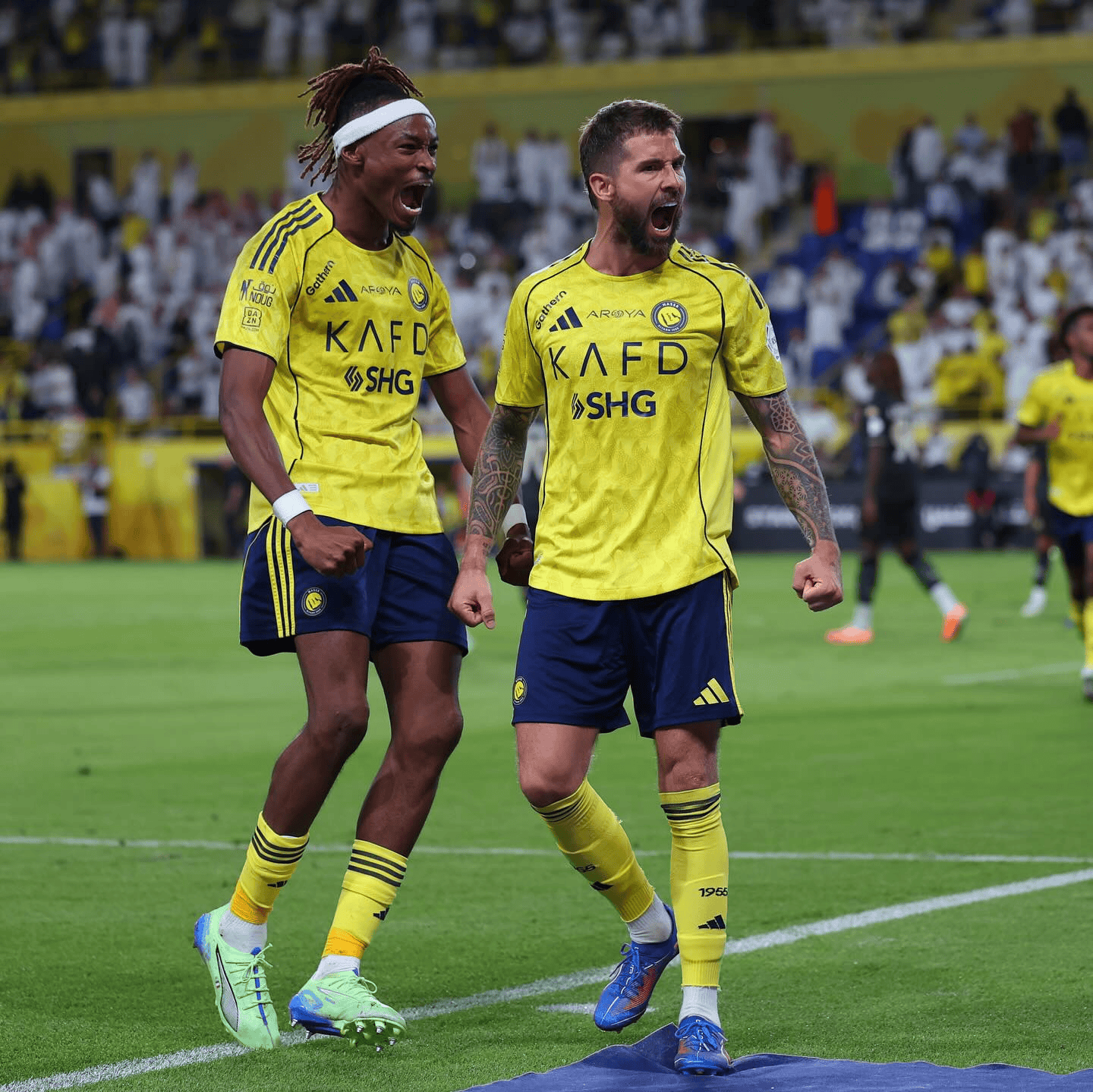 利雅得胜利, 涯处子球, 伊尼戈社媒